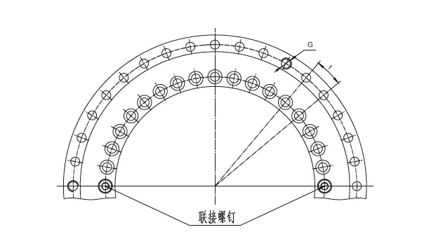 YRT轉(zhuǎn)臺(tái)軸承結(jié)構(gòu)表